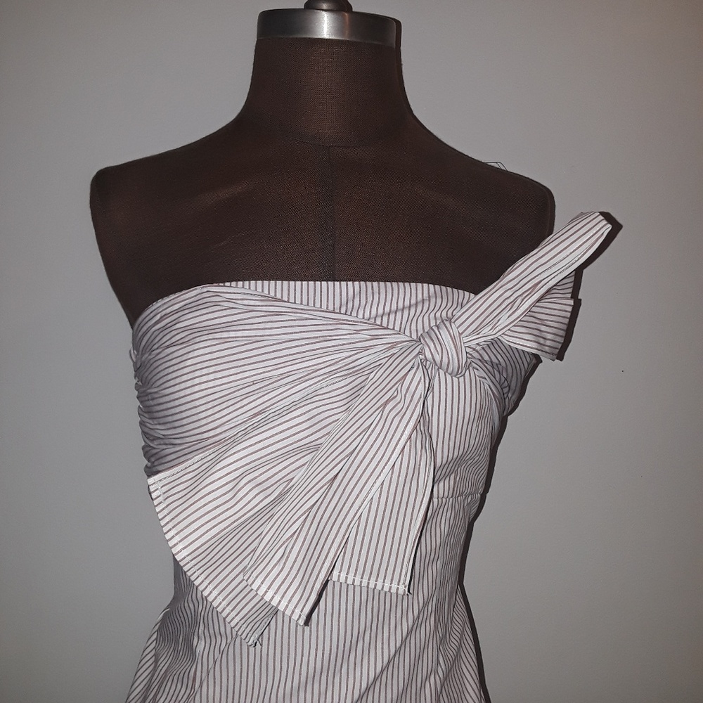 Stripped bow dress